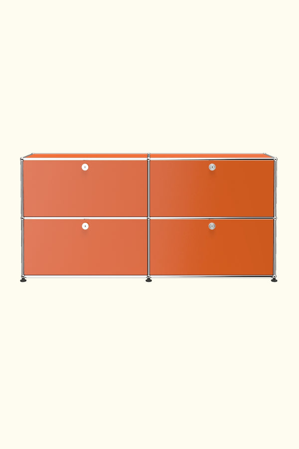 Four-Door Storage Credenza E2 by USM Haller