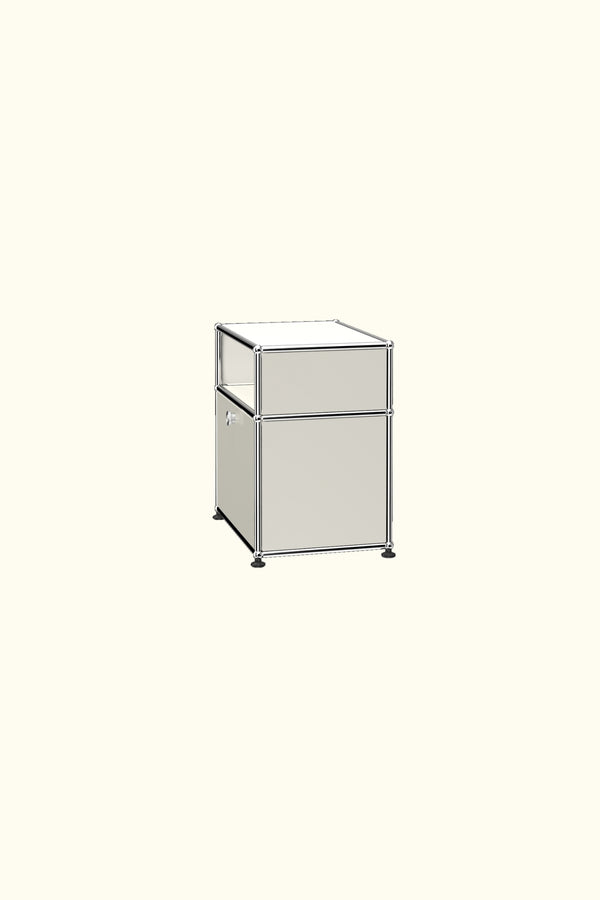 Bottom Door Bedside Table P by USM Haller
