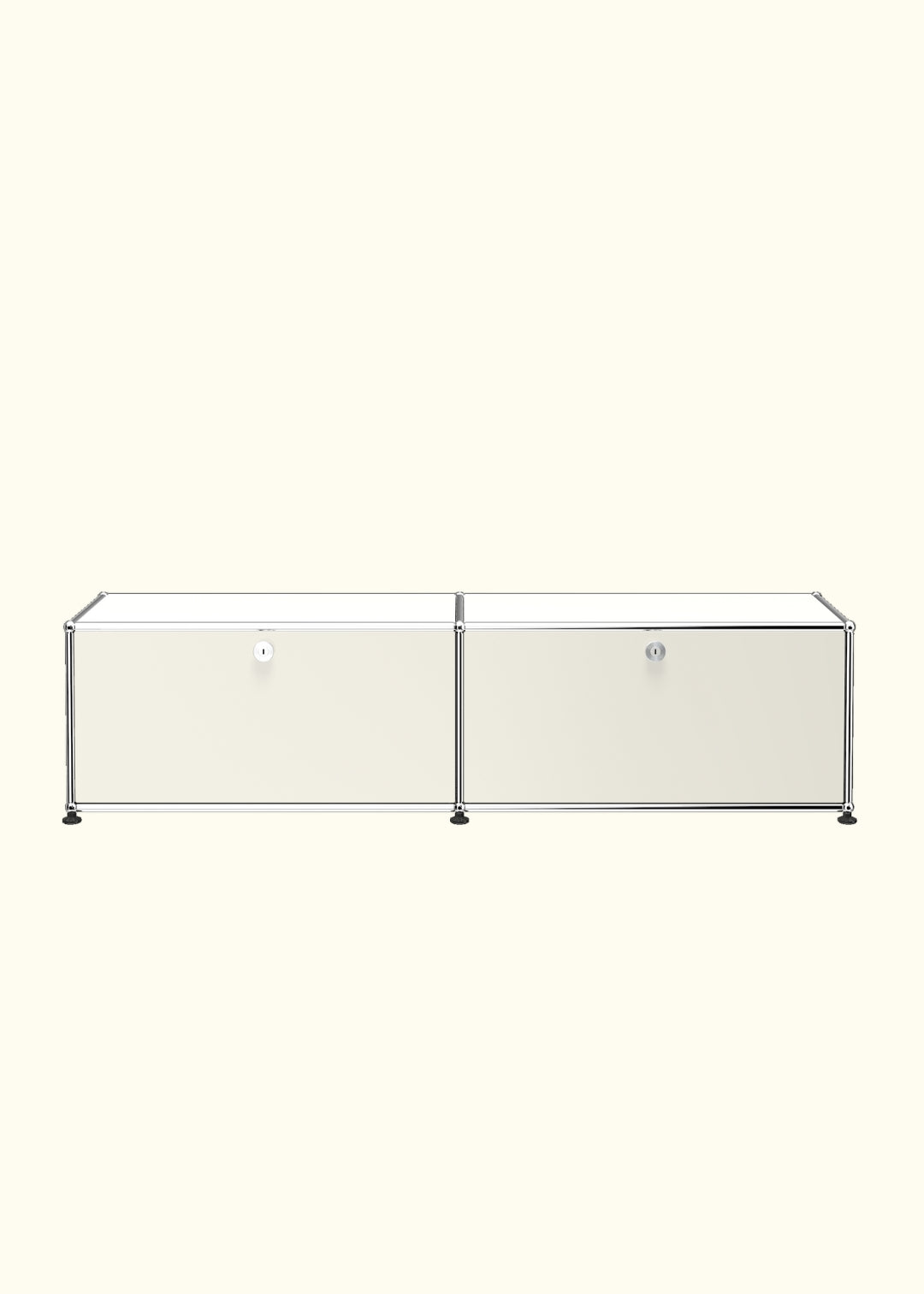Two-Door Media Storage Credenza B218 by USM Haller
