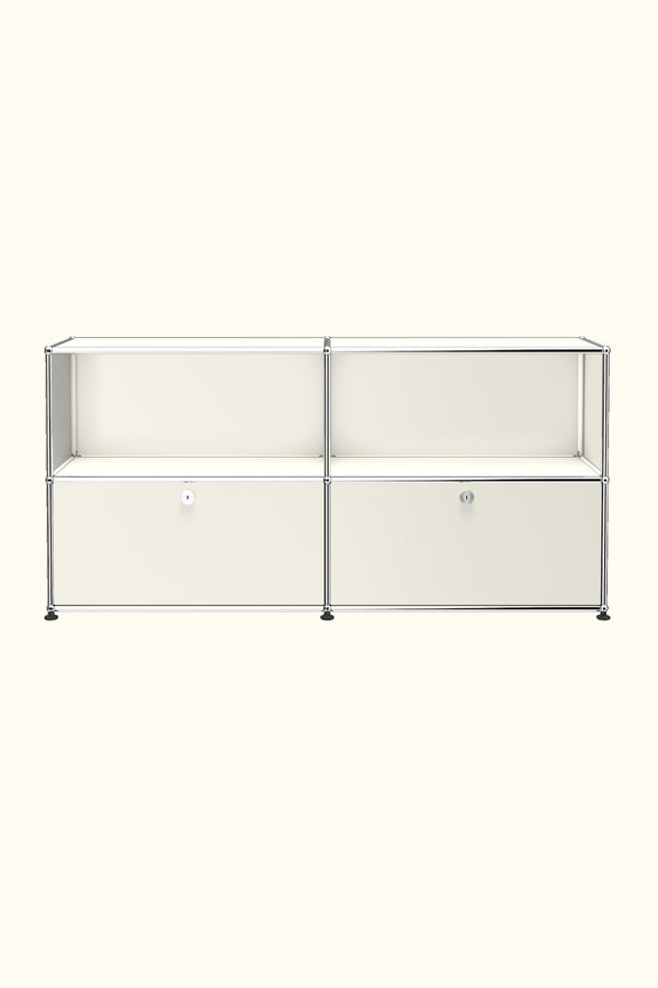 Two-Door Storage Credenza C2A by USM Haller