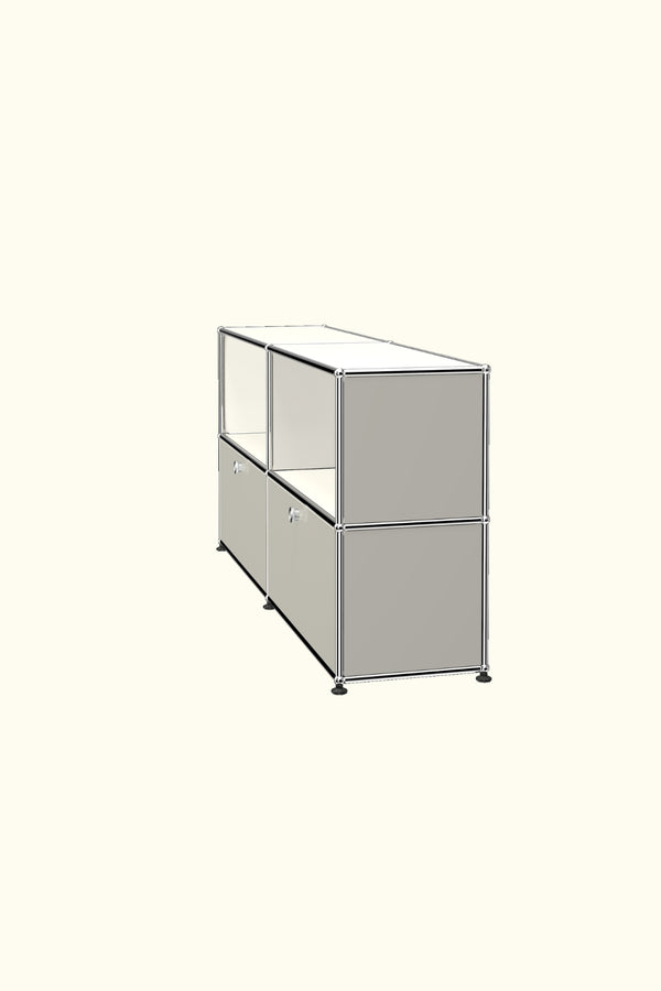 Two-Door Storage Credenza C2A by USM Haller