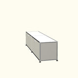 Crédence média deux portes B218 par USM Haller