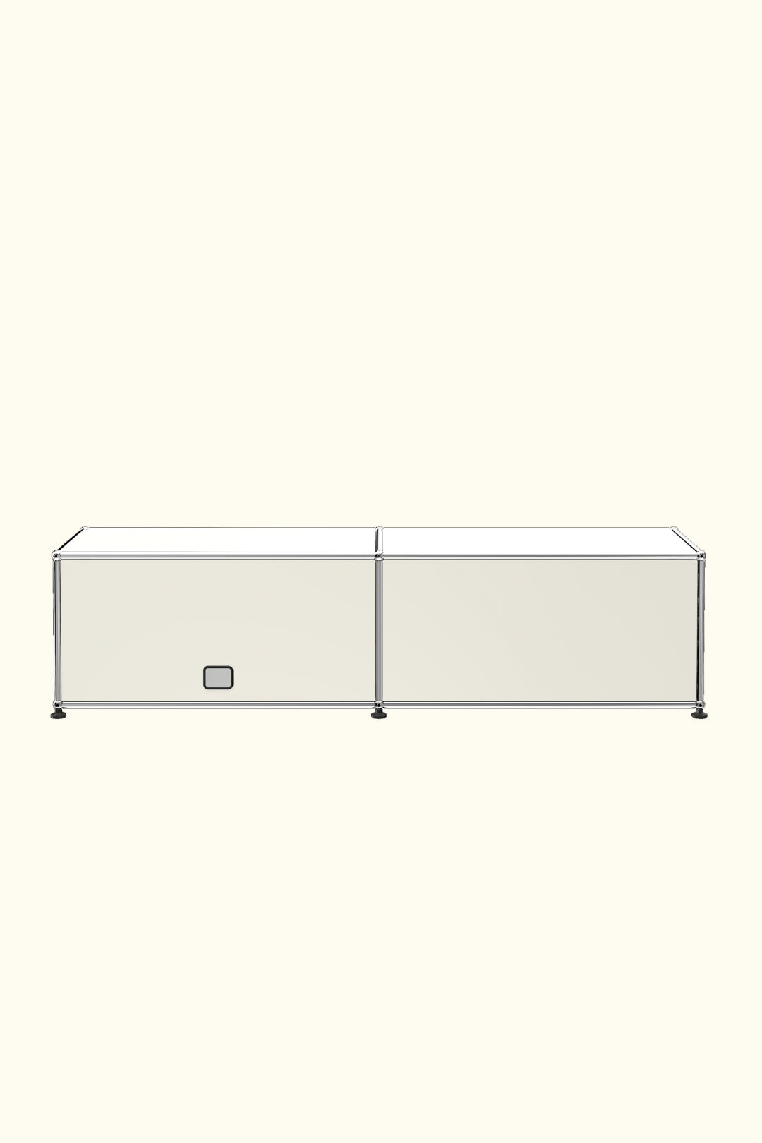 Two-Door Media Storage Credenza B218 by USM Haller