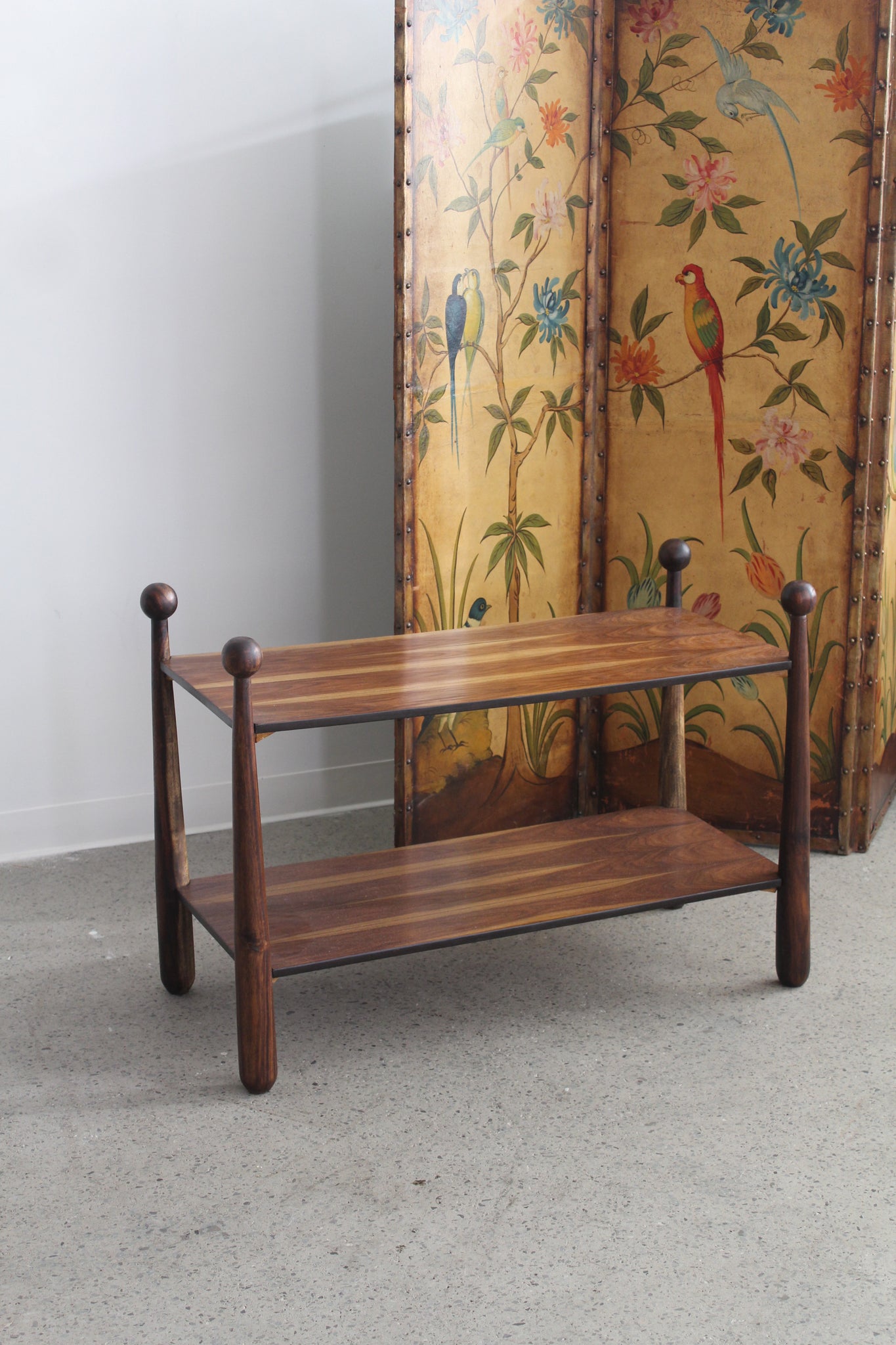 Turned Wood "Quilles" Console