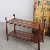 Console en bois tourné « Quilles »