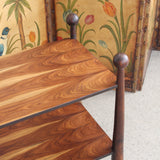 Console en bois tourné « Quilles »