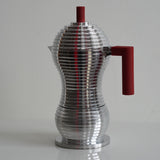 Red Pulcina Espresso Coffee Maker by Alessi