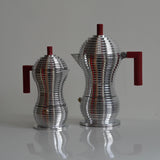Red Pulcina Espresso Coffee Maker by Alessi
