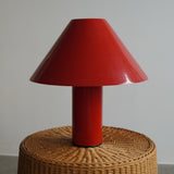 Red Metal Table Lamp