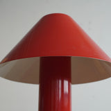Red Metal Table Lamp