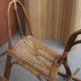 Bamboo and Rattan Rocking Horse by Franco Albini
