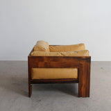 Rosewood and Leather Armchair