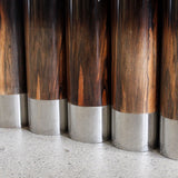 Table de salle à manger sur piédestal en palissandre