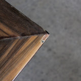 Table de salle à manger sur piédestal en palissandre