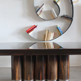 Table de salle à manger sur piédestal en palissandre