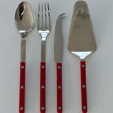 Burgundy Bistrot 4-Piece Serving Set by Sabre