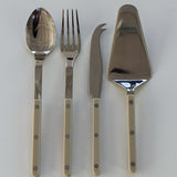 Light Khaki Bistrot 4-Piece Serving Set by Sabre