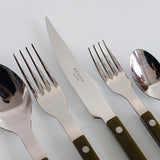 Ensemble Bistrot Fougère verte 5 pièces par Sabre