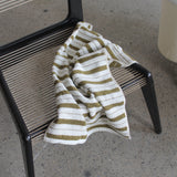 San Luis Hand Towel in Caper & Chalk by Baina