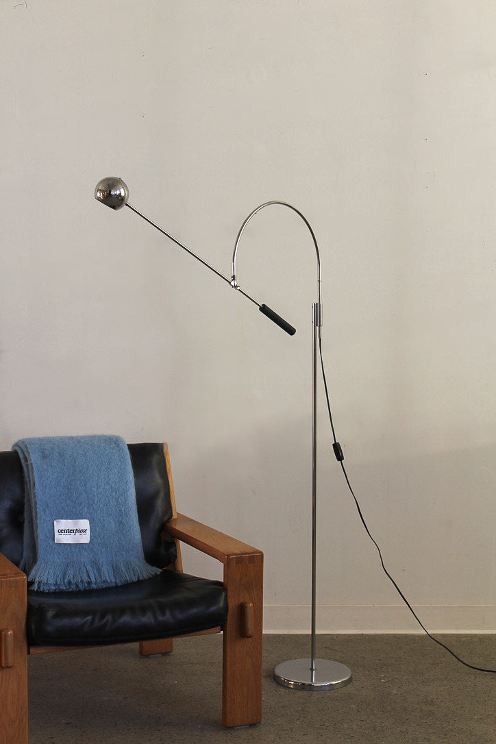 Orbiter Floor Lamp by Robert Sonneman