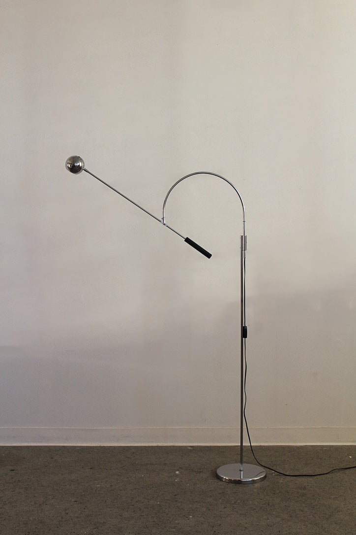 Orbiter Floor Lamp by Robert Sonneman