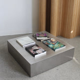 Table basse en acier inoxydable