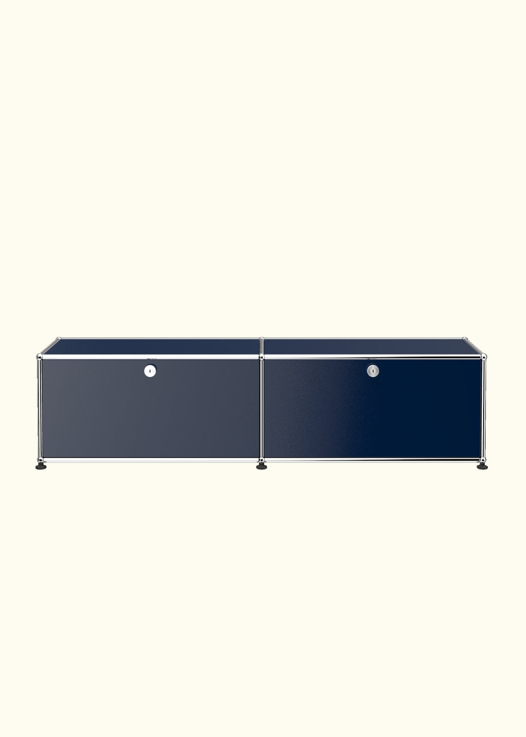 Two-Door Media Storage Credenza B218 by USM Haller
