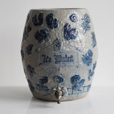 Fontaine à eau glacée en grès émaillé par Whites, Utica, N.Y.