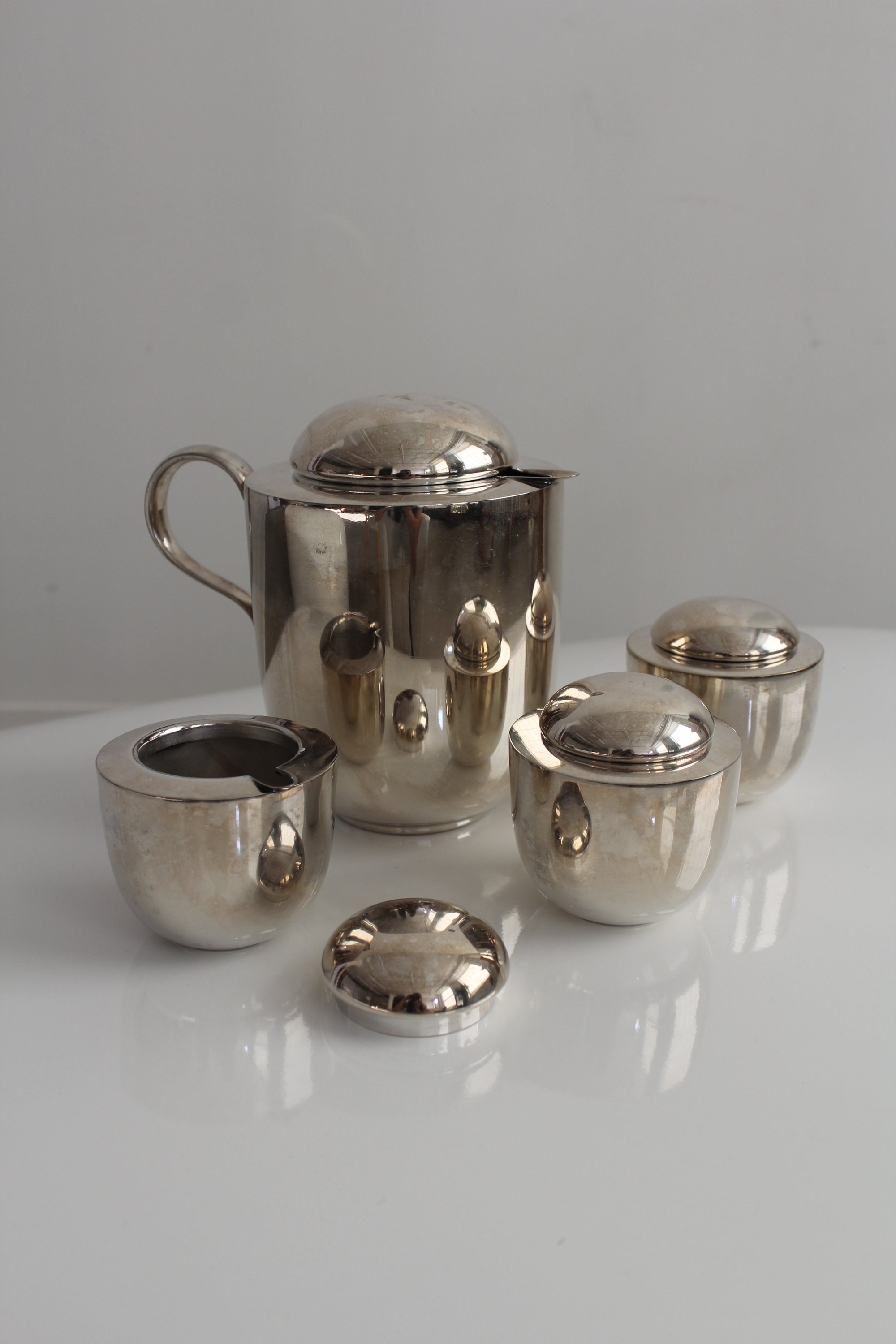 Tea Set by Vivianna Torun Bülow-Hübe for Dansk