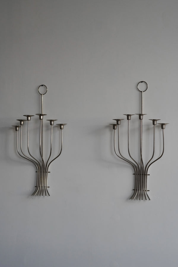 Brass Candle Sconces