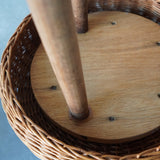 Wicker Stools attributed to Tony Paul