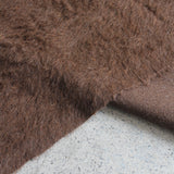 Turkish Flokati Rug in Chocolate Brown