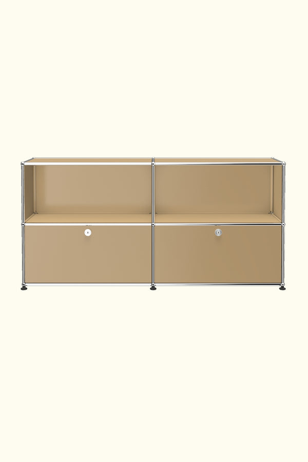 Two-Door Storage Credenza C2A by USM Haller