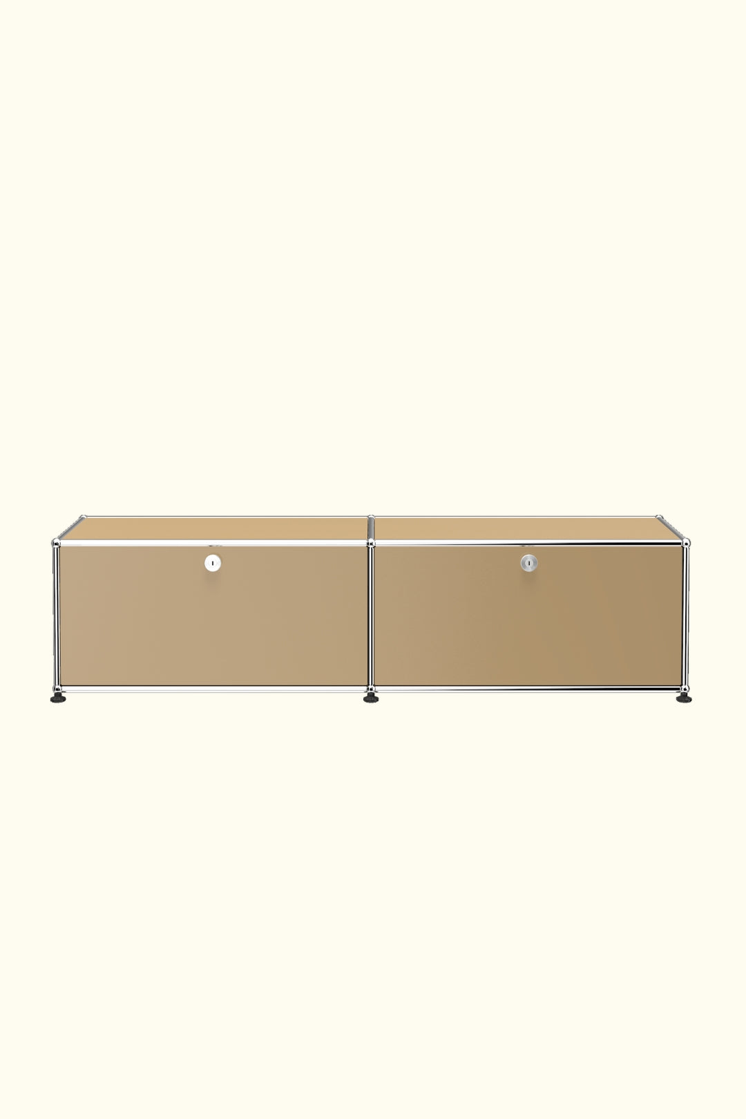 Two-Door Media Storage Credenza B218 by USM Haller