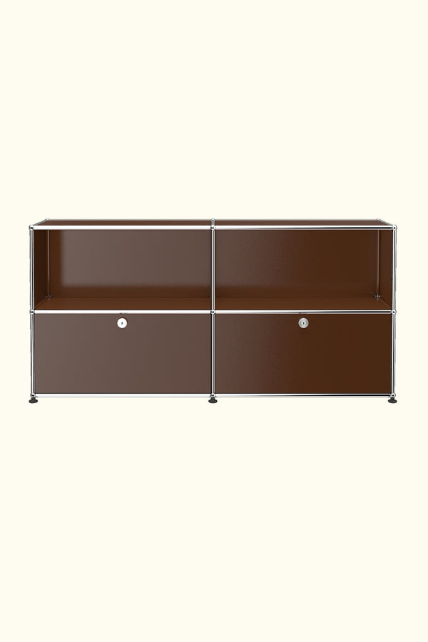 Two-Door Storage Credenza C2A by USM Haller