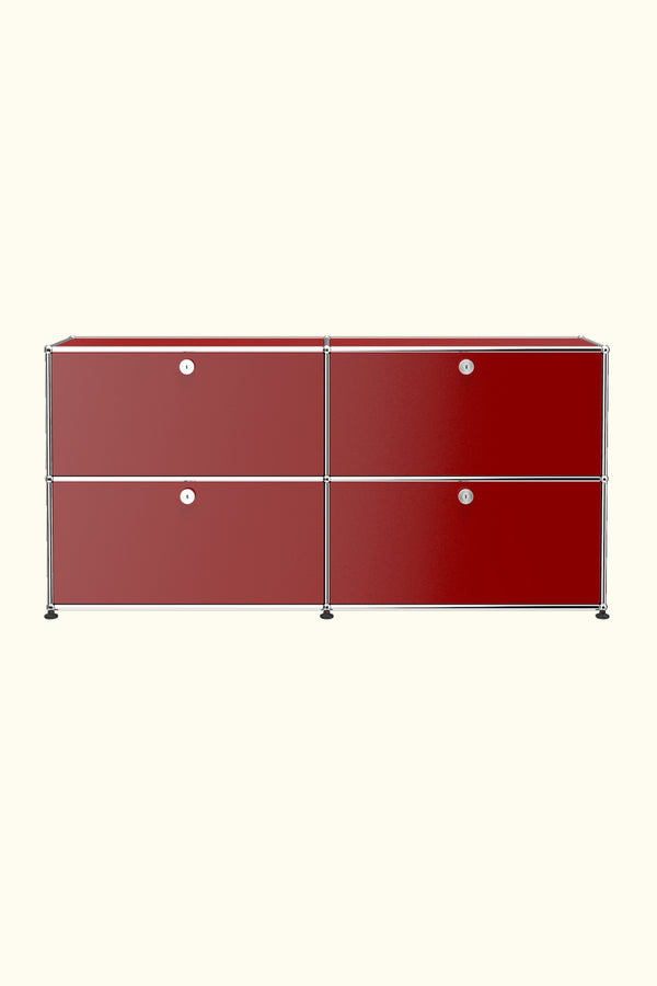 Four-Door Storage Credenza E2 by USM Haller