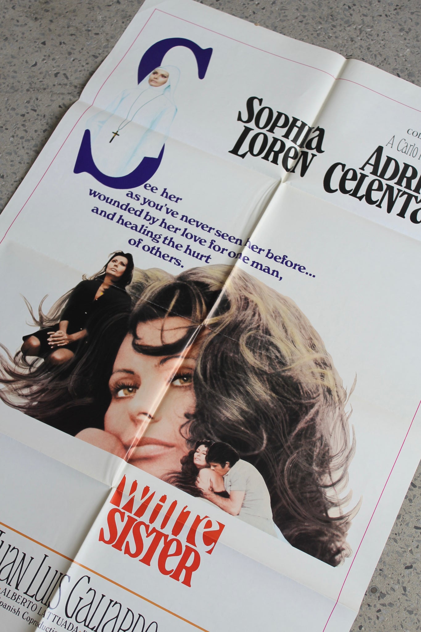 White Sister Vintage Movie Poster lecenterpiece