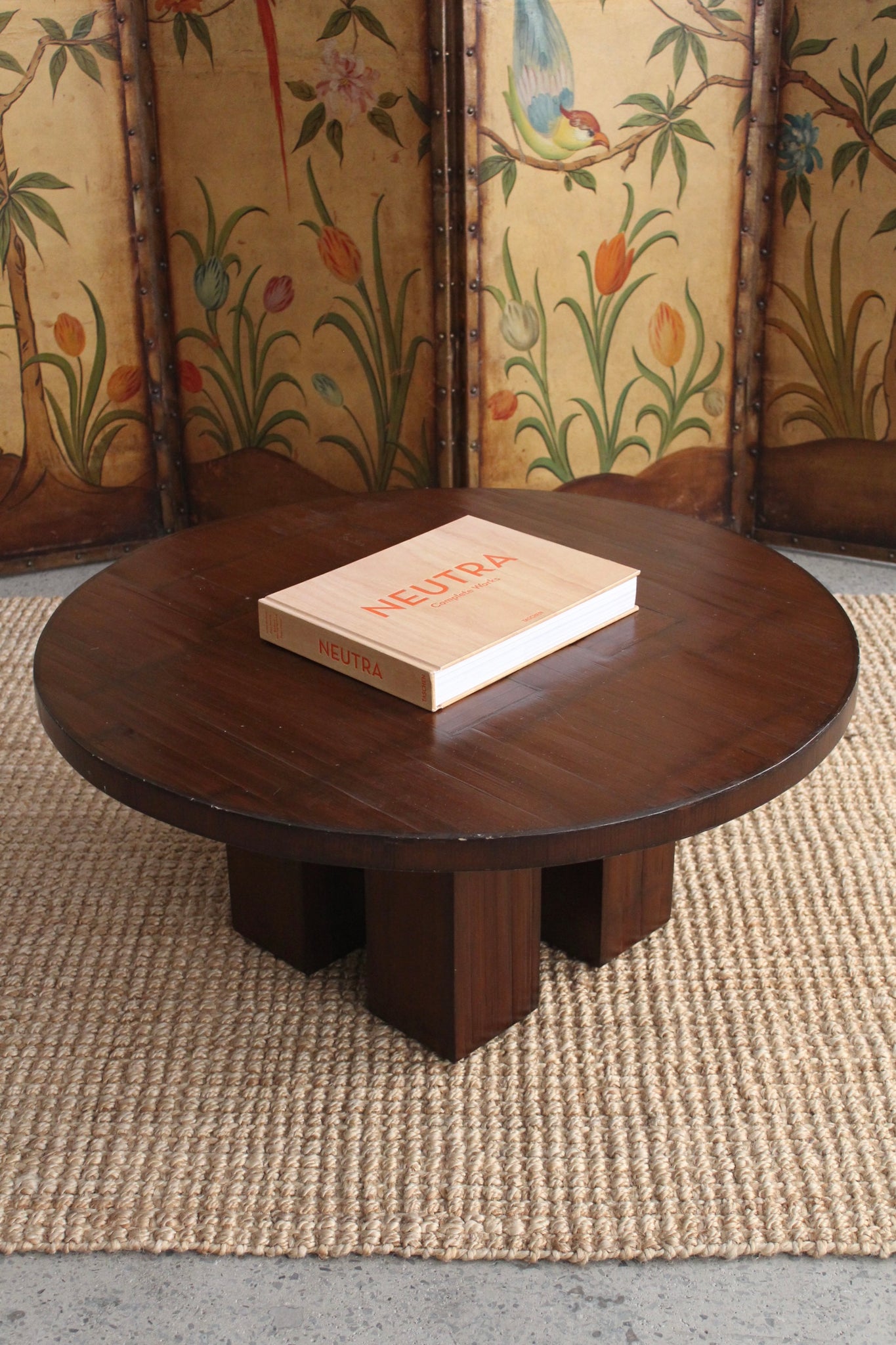 Low Round Coffee Table