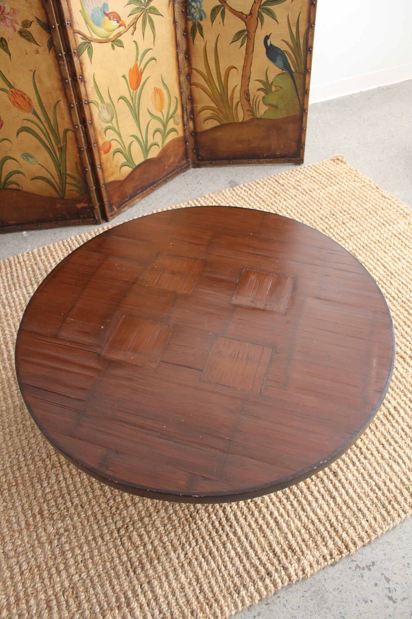 Low Round Coffee Table