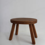 Tabouret en chêne français