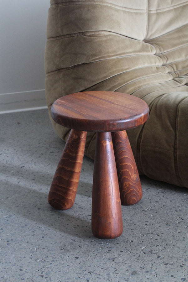 Wood Stool by Le Centerpiece