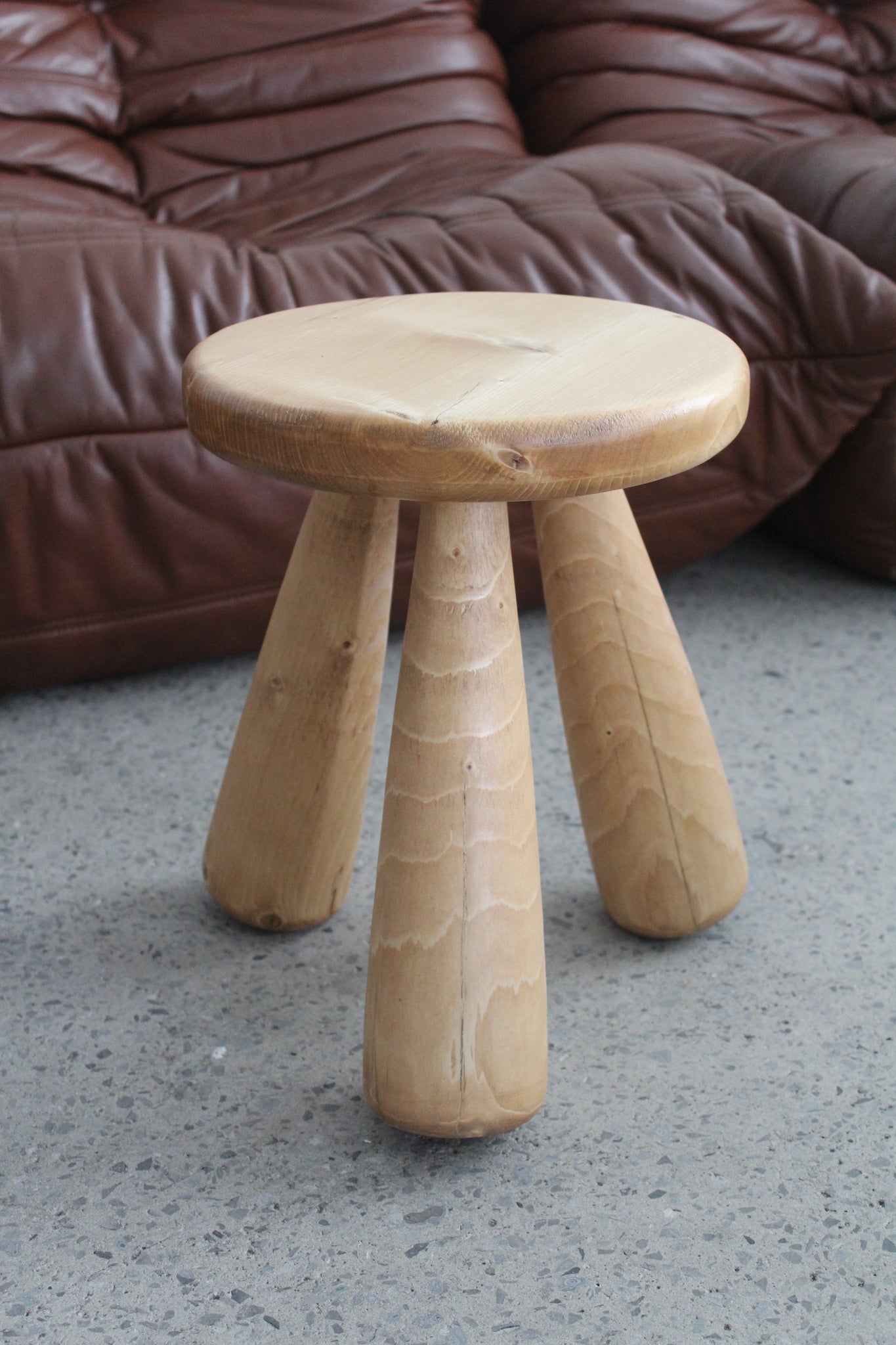 Wood Stool by Le Centerpiece
