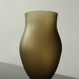 XXL Rounded Vase in Olive by Verre d'Onge
