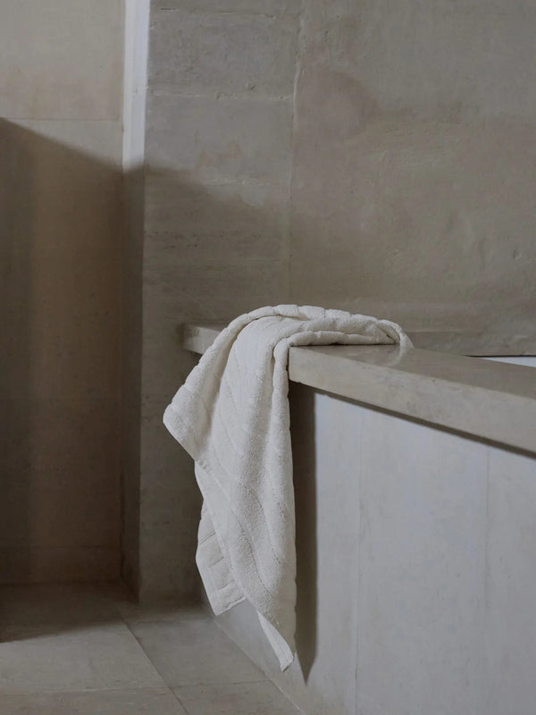 St Clair Bath Towel in Ivory by Baina