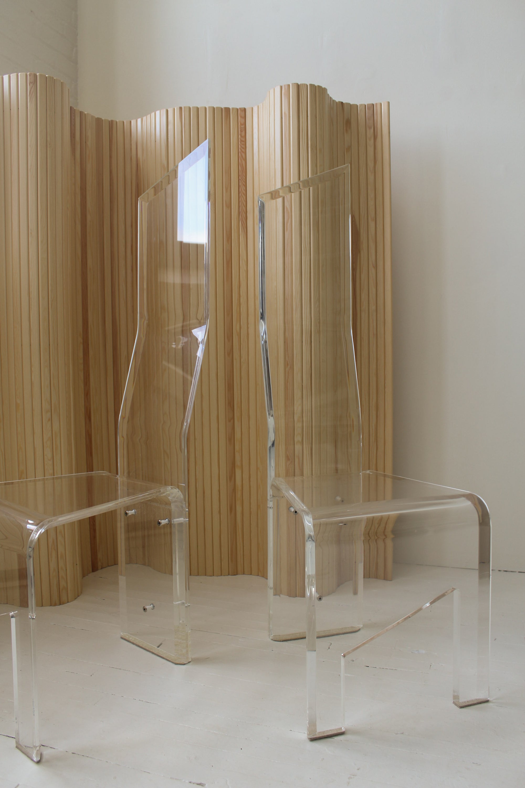 Lucite Dining Chairs