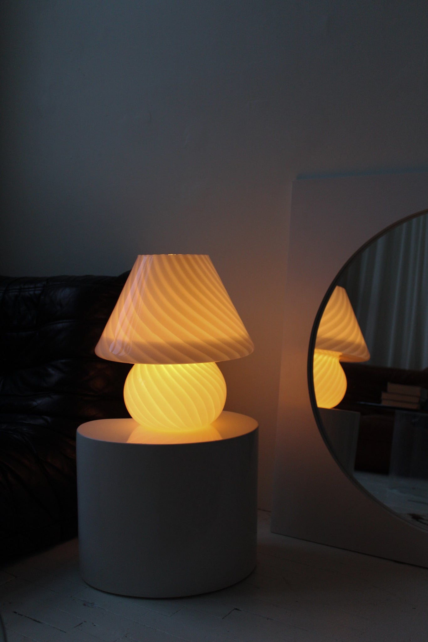 Large Murano Mushroom lamp