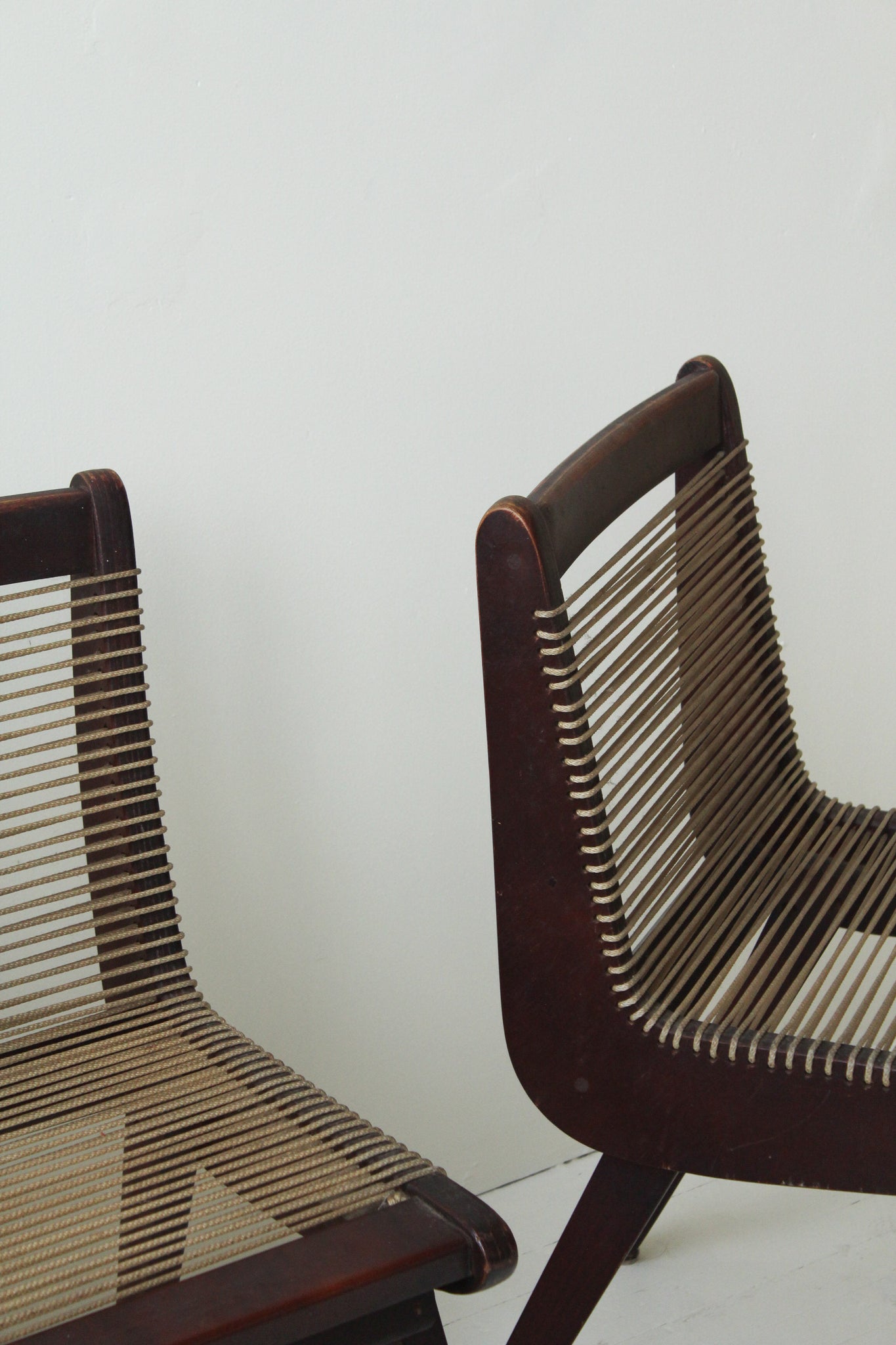 Wooden Cord Chairs