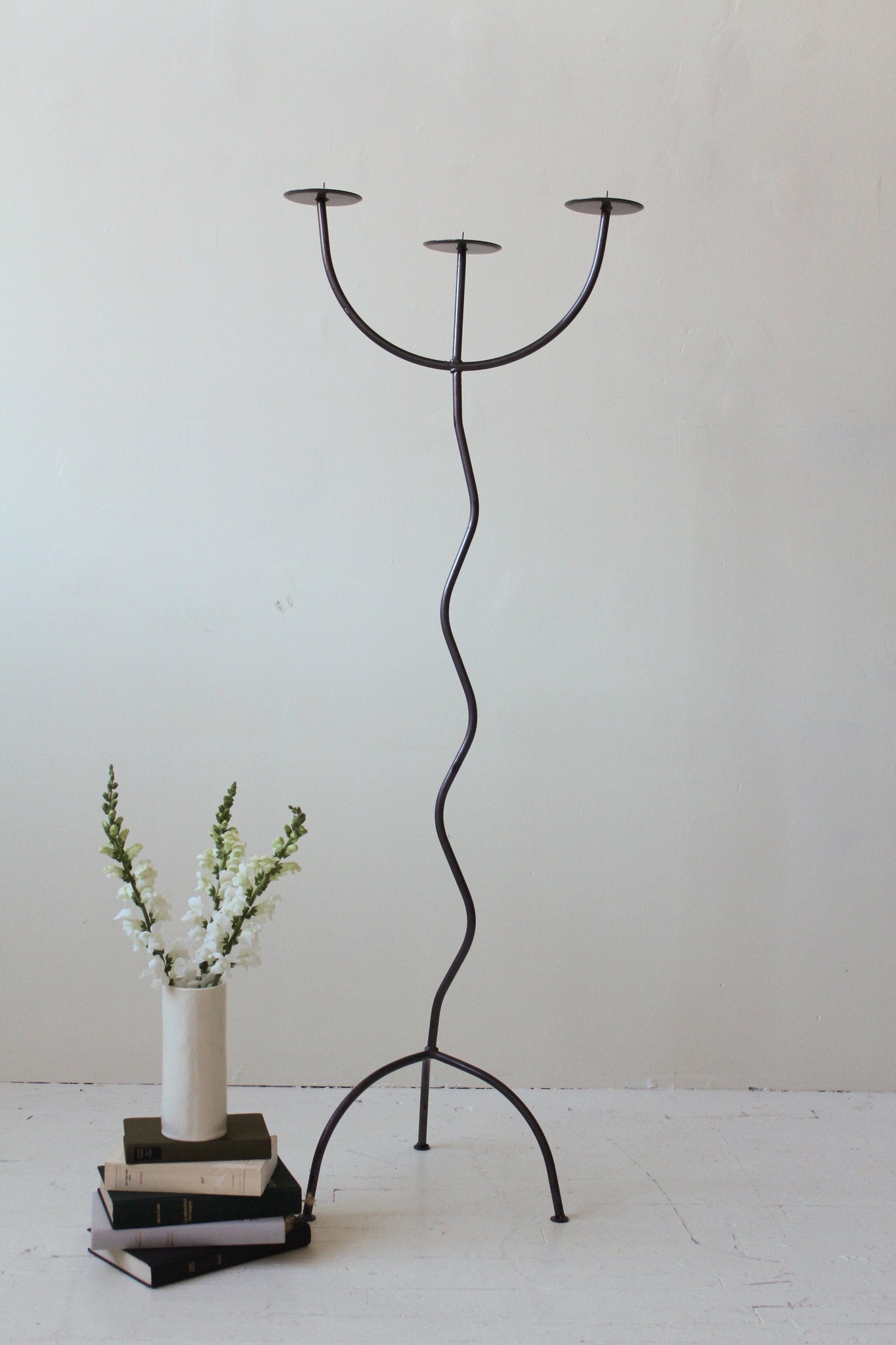 Iron Standing Candelabra