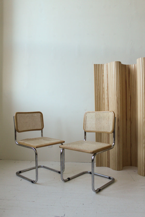 Wood and Cane Side Chair