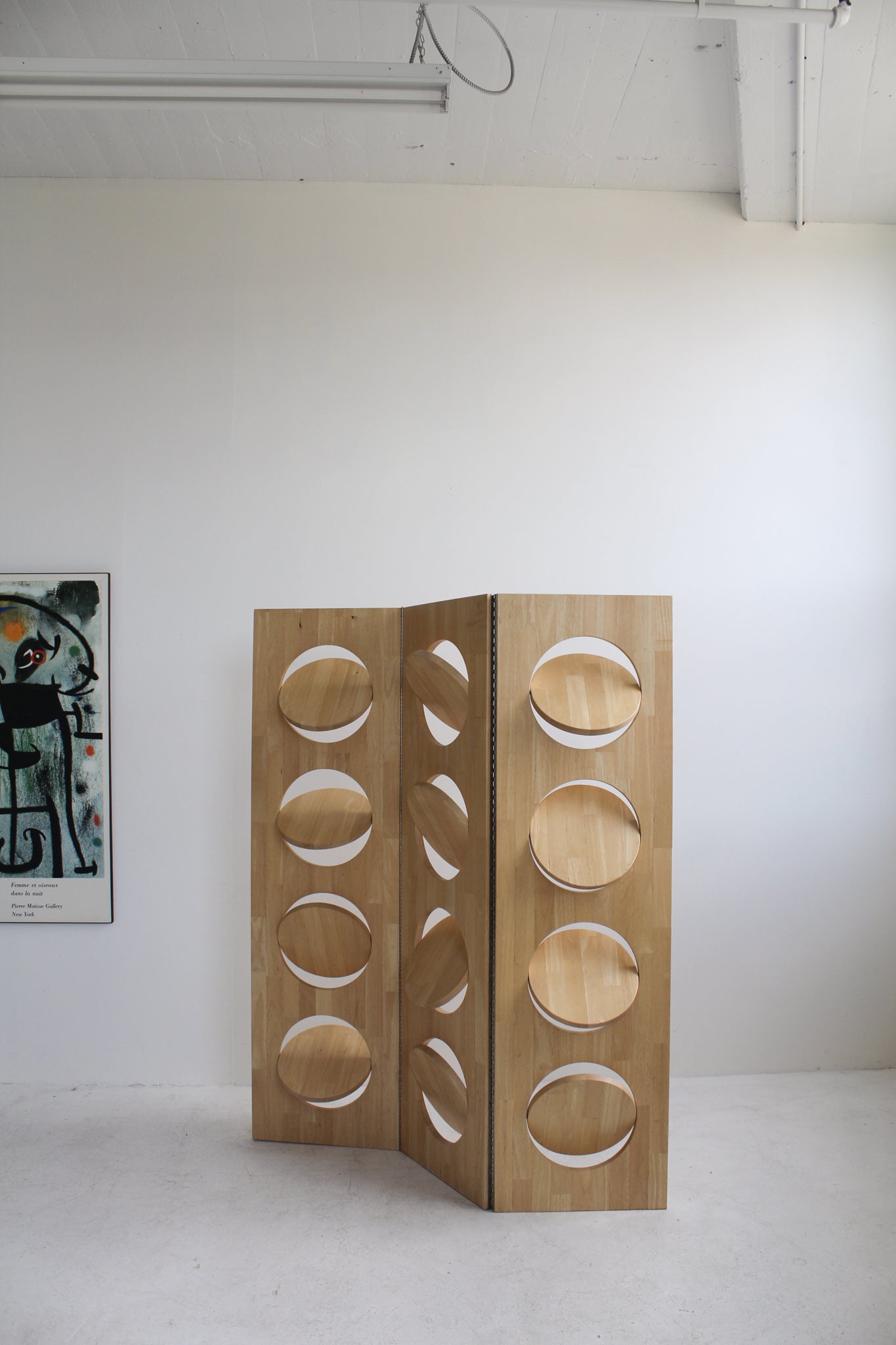 Three-Panel Rotating Room Divider